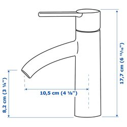 Baterie pentru lavoar Ikea Dalskar (Inox) Thumb