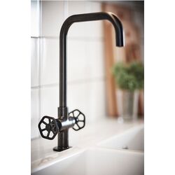 Baterie pentru lavoar Ikea Gamlesjon (Black Brushed Metal) Thumb