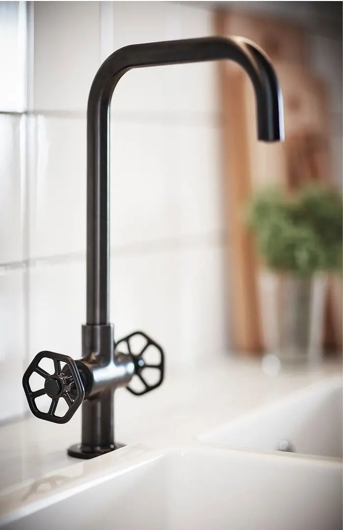 Baterie pentru lavoar Ikea Gamlesjon (Black Brushed Metal) - 2