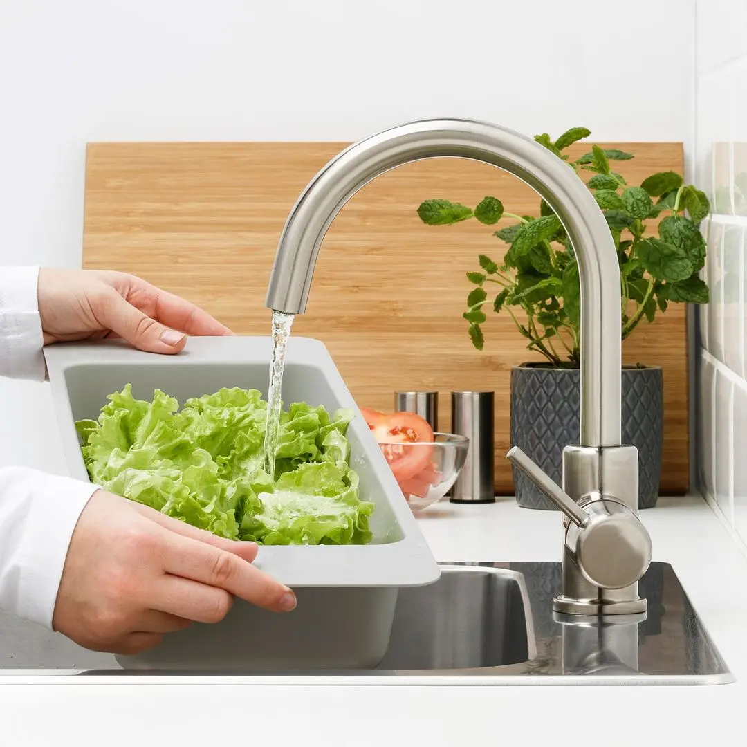 Baterie pentru lavoar Ikea Glittran (Inox) - 5