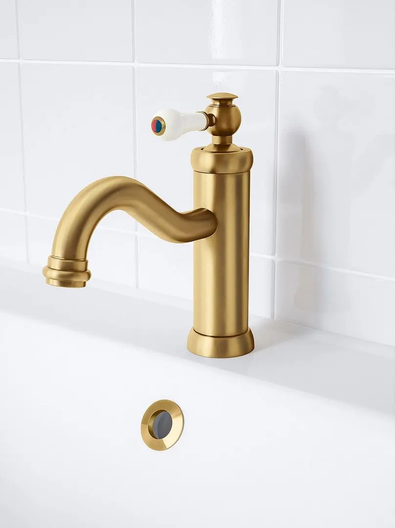 Baterie pentru lavoar Ikea Hamnskar (Brass) - 3