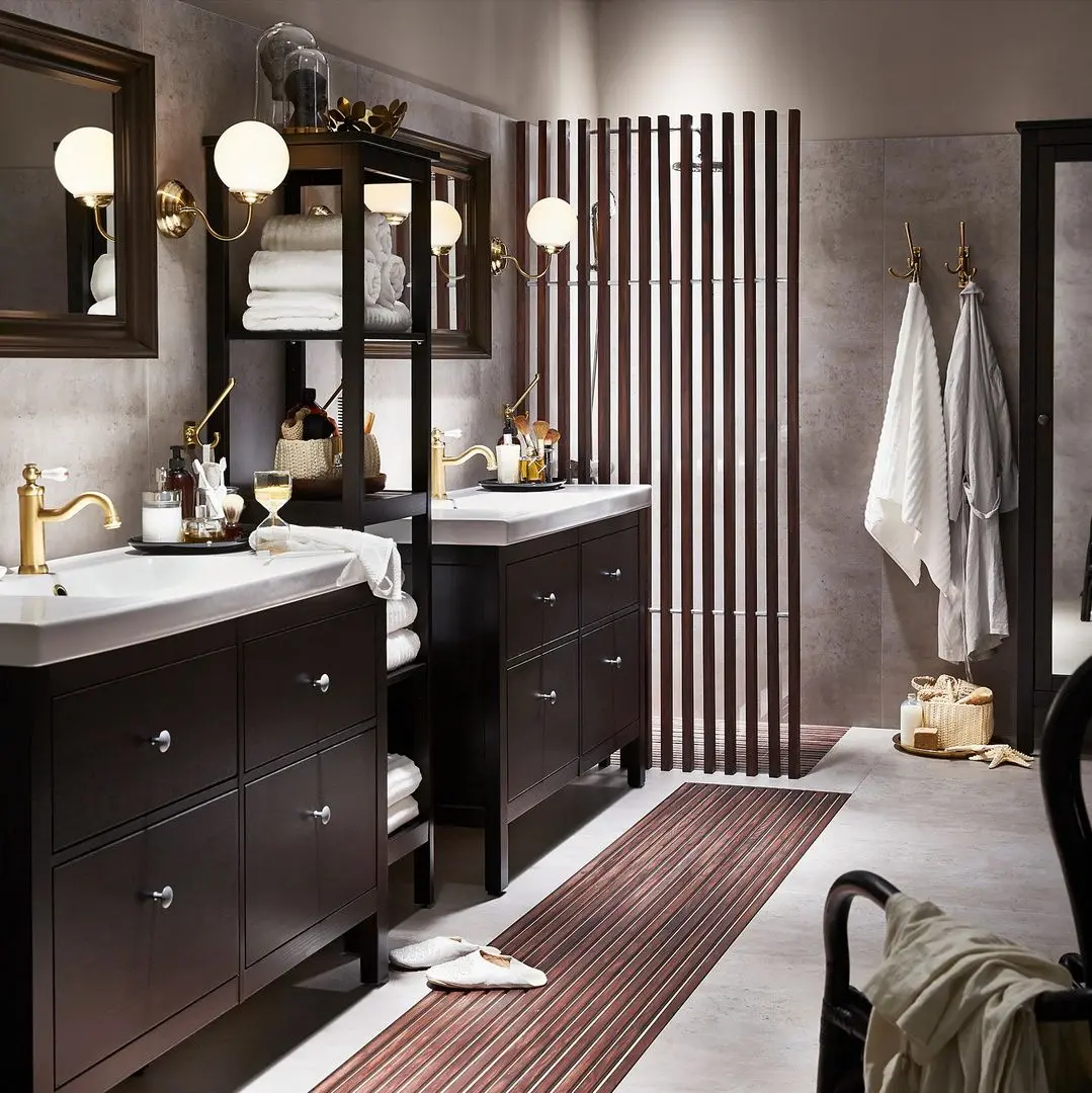 Baterie pentru lavoar Ikea Hamnskar (Brass) - 6