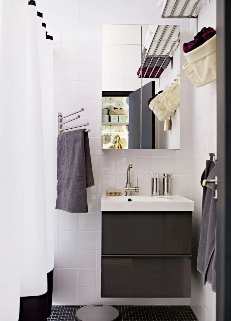 Baterie pentru lavoar Ikea Lundskar (Inox) - 5