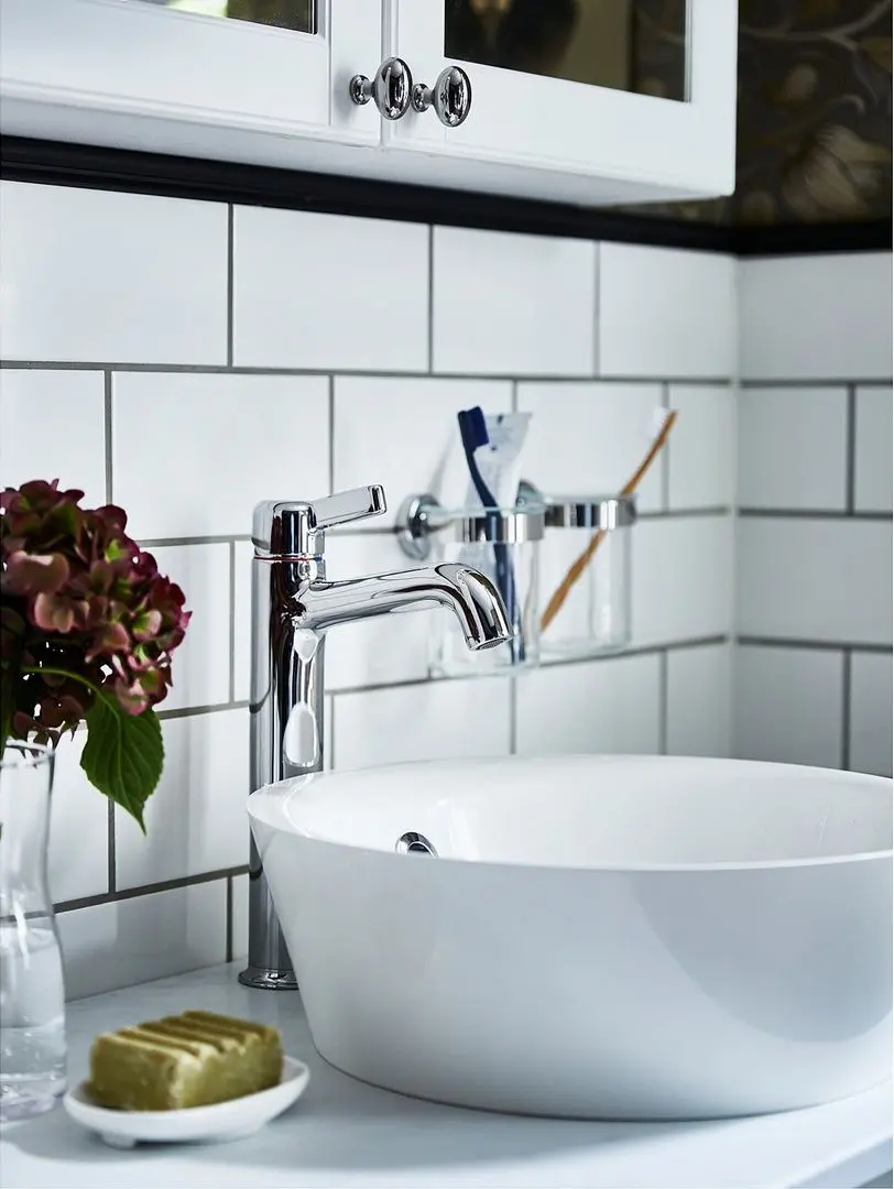 Baterie pentru lavoar Ikea Voxnan 603.430.57 (Chrome) - 4