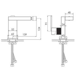 Baterie pentru bideu Imprese Deira ZMK112009070 (Champagne) Thumb