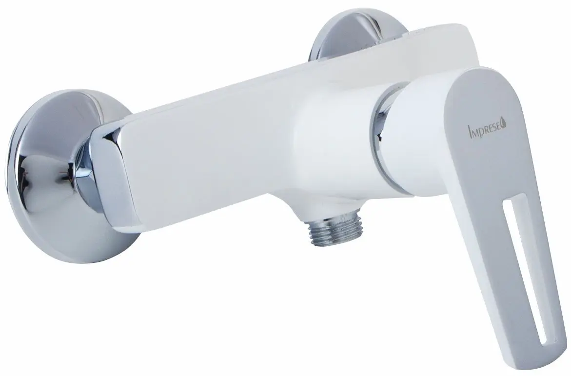 Baterie pentru dus Imprese Breclav 15245W (Chrome/White) - 2