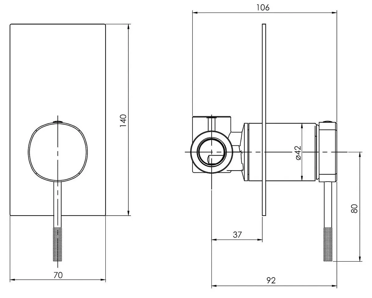 Baterie pentru dus Imprese Brenta ZMK071901081 (Chrome) - 3