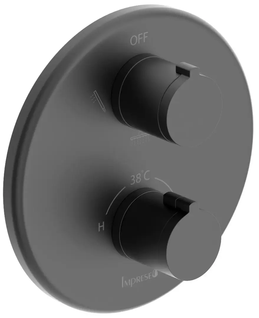 Смеситель для душа Imprese Kucera f04603410AD (Black Matte)