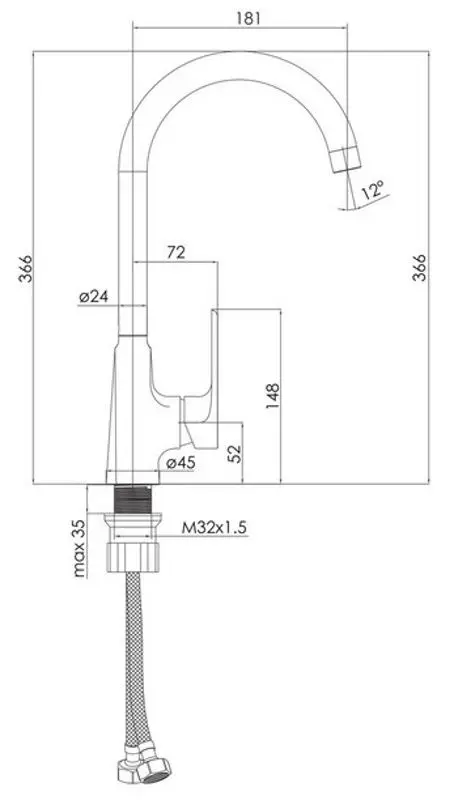 Baterie pentru chiuveta Imprese Aria f03407503AA (White) - 3