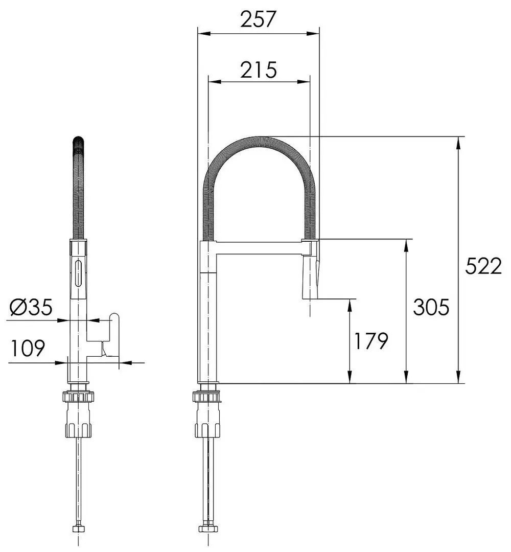 Baterie pentru chiuveta Imprese Boa 55910 (Chrome) - 3