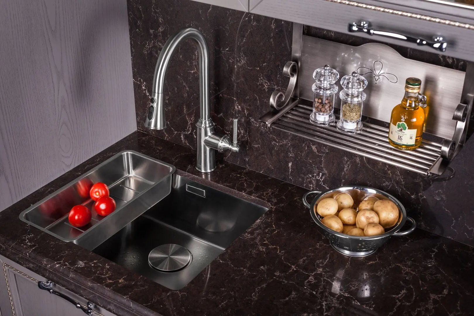 Baterie pentru chiuveta Imprese Hydrant ZMK031806150 (Nickel) - 3