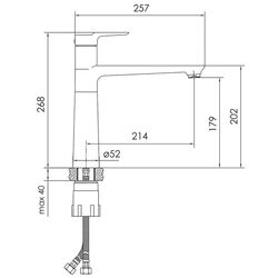 Baterie pentru chiuveta Imprese Pivot LB f03408501LV (Chrome) Thumb