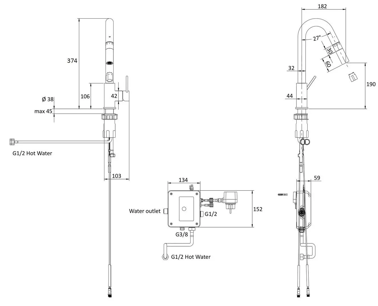Baterie pentru bucatarie Imprese Smart Bio ZMK051901151 (Chrome) - 4