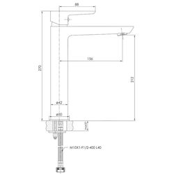 Baterie pentru lavoar Imprese Breclav 05245WH (White) Thumb
