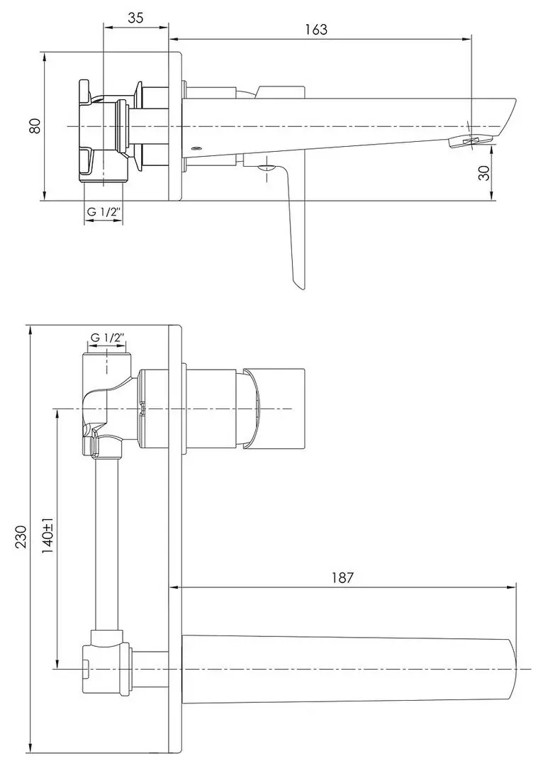 Baterie pentru lavoar Imprese Breclav VR-05245 (Chrome) - 3