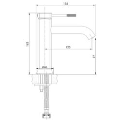 Baterie pentru lavoar Imprese Brenta ZMK071901010 (Chrome) Thumb
