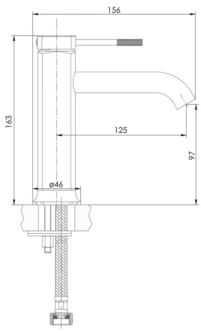 Baterie pentru lavoar Imprese Brenta ZMK071901010 (Chrome) - 4