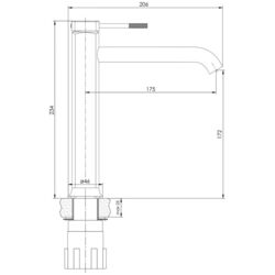 Baterie pentru lavoar Imprese Brenta ZMK071901011 (Chrome) Thumb
