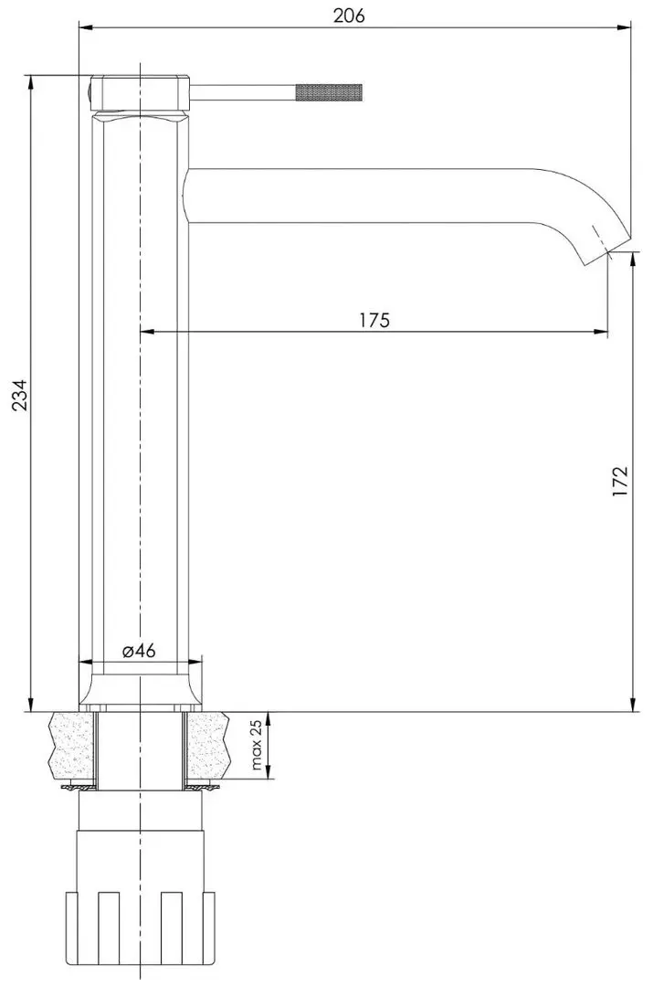 Baterie pentru lavoar Imprese Brenta ZMK071901011 (Chrome)