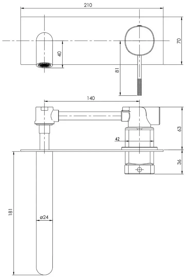 Baterie pentru lavoar Imprese Brenta ZMK071901030 (Chrome) - 3