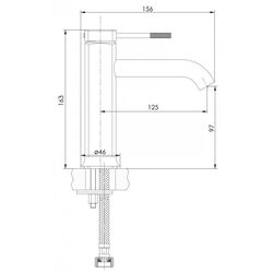 Смеситель для умывальника Imprese Brenta ZMK081906010 (Nickel) Thumb
