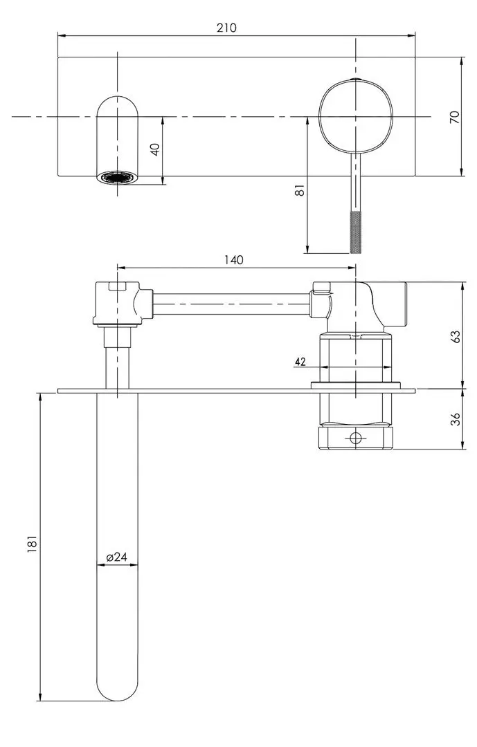 Смеситель для умывальника Imprese Brenta ZMK081906030 (Nickel)