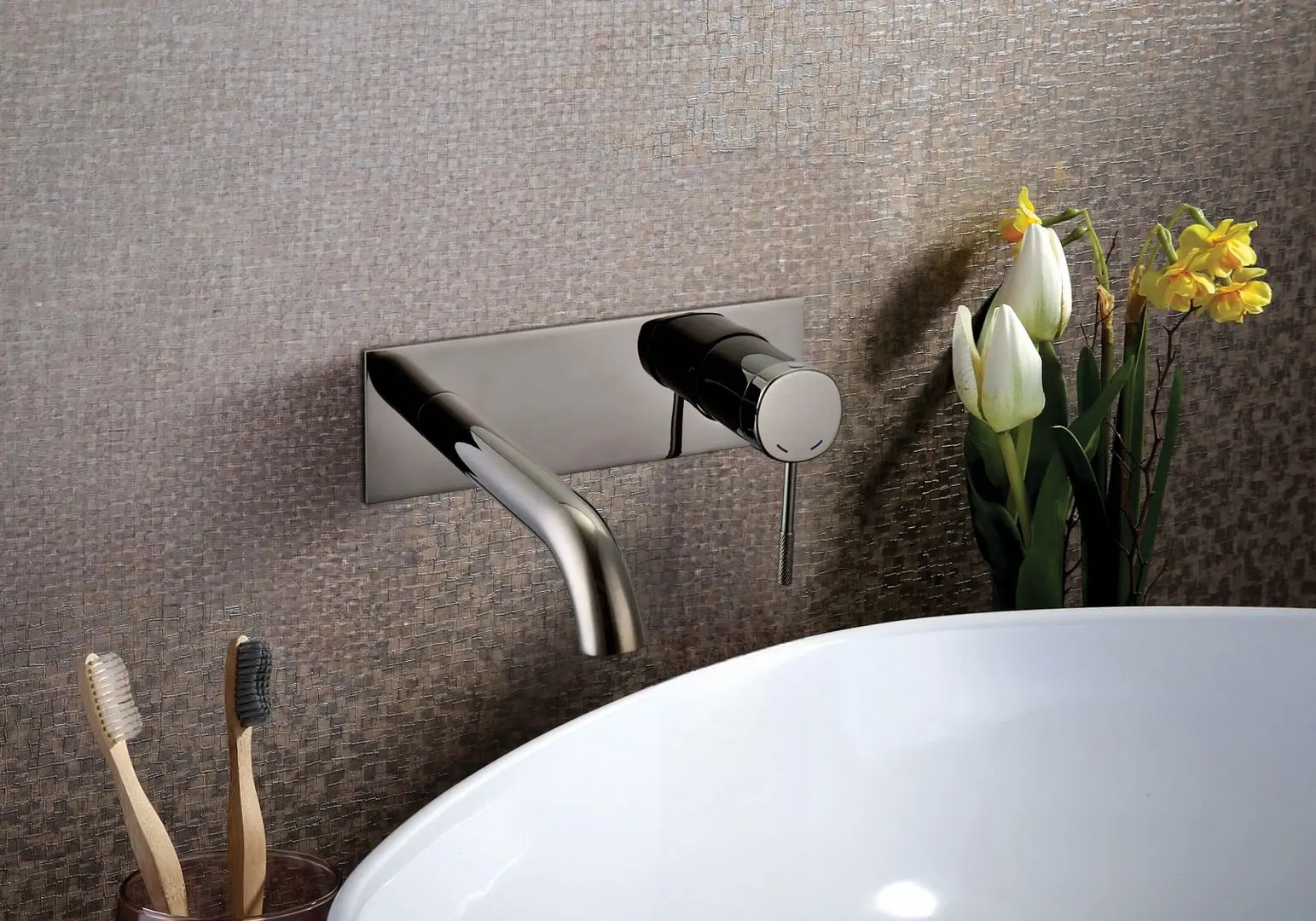 Baterie pentru lavoar Imprese Brenta ZMK091908030 (Graphite) - 2