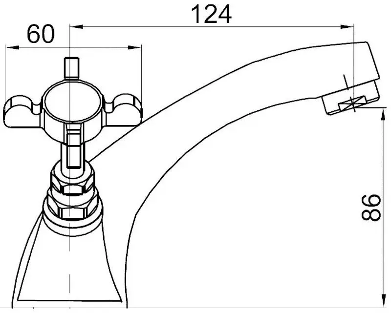 Baterie pentru lavoar Imprese Cuthna Zlato 05280 (Gold) - 3