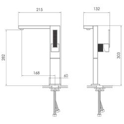 Baterie pentru lavoar Imprese Deira ZMK122001011 (Chrome) Thumb
