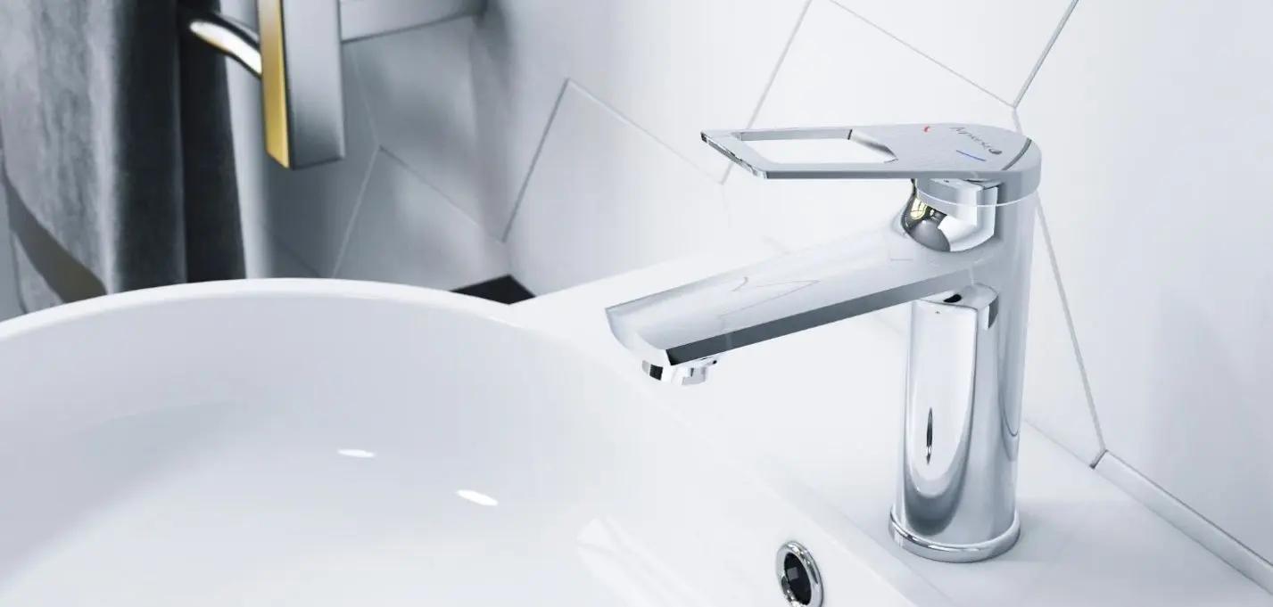 Baterie pentru lavoar Imprese Elio f03507701AA (Chrome) - 3