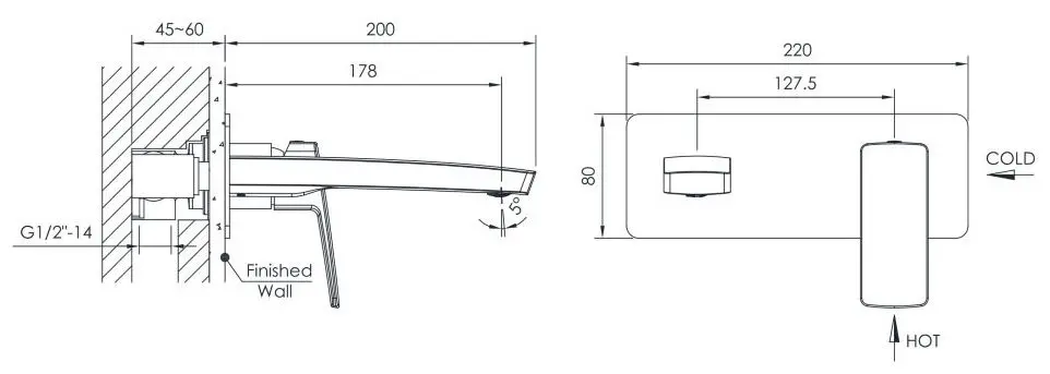 Baterie pentru lavoar Imprese Grafiky ZMK041807030 (Black Nickel) - 3