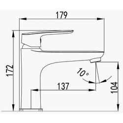 Baterie pentru lavoar Imprese Loket 5230 (Chrome) Thumb