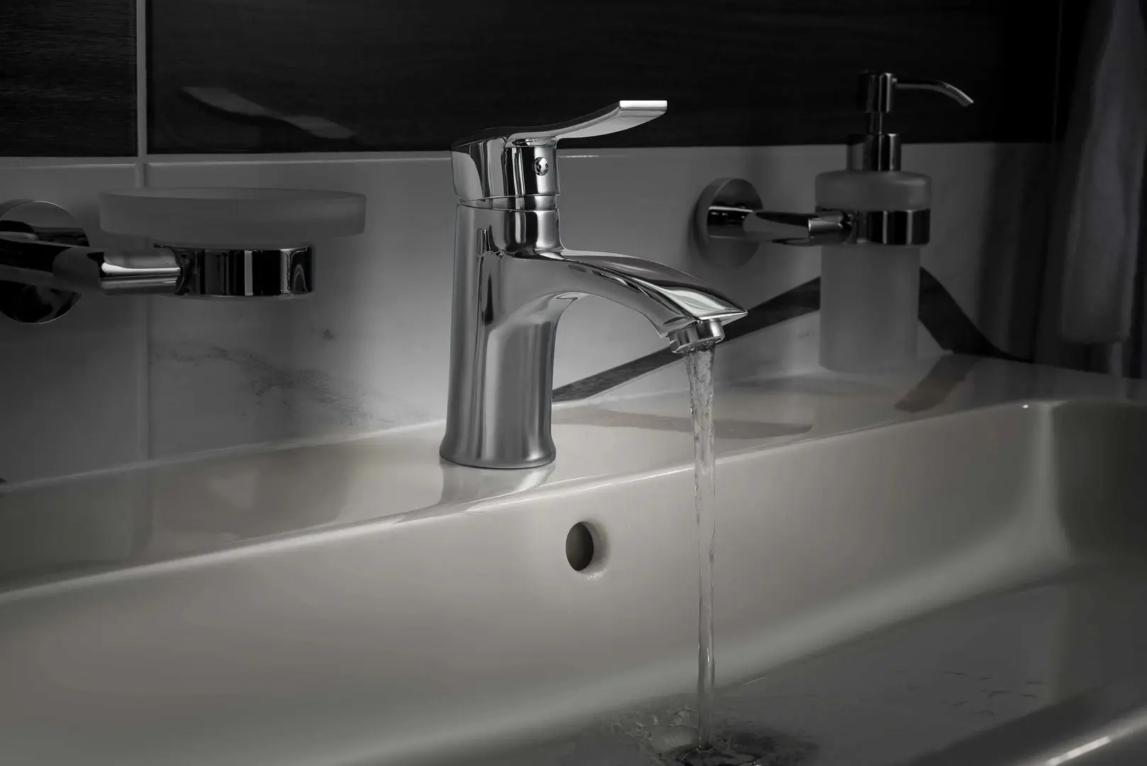 Baterie pentru lavoar Imprese Nova Vlna 5135 (Chrome) - 2