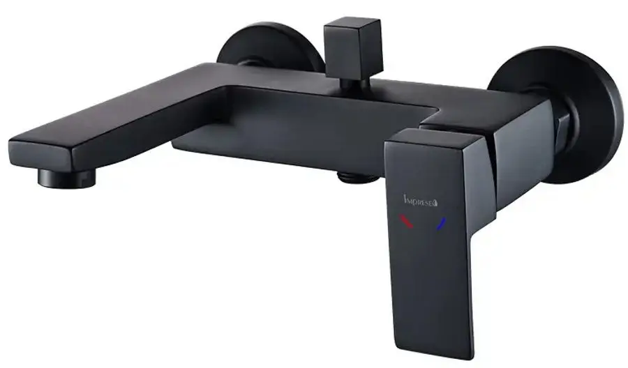 Baterie pentru cada si dus Imprese Karlov f03207610AA (Black)