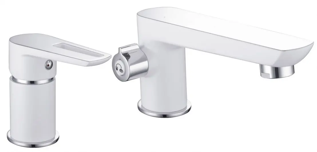 Baterie pentru cada si dus Imprese Breclav 85245W (Chrome/White) - 2