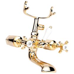 Смеситель для ванны и душа Imprese Cuthna Zlato 10280 (Gold) Thumb