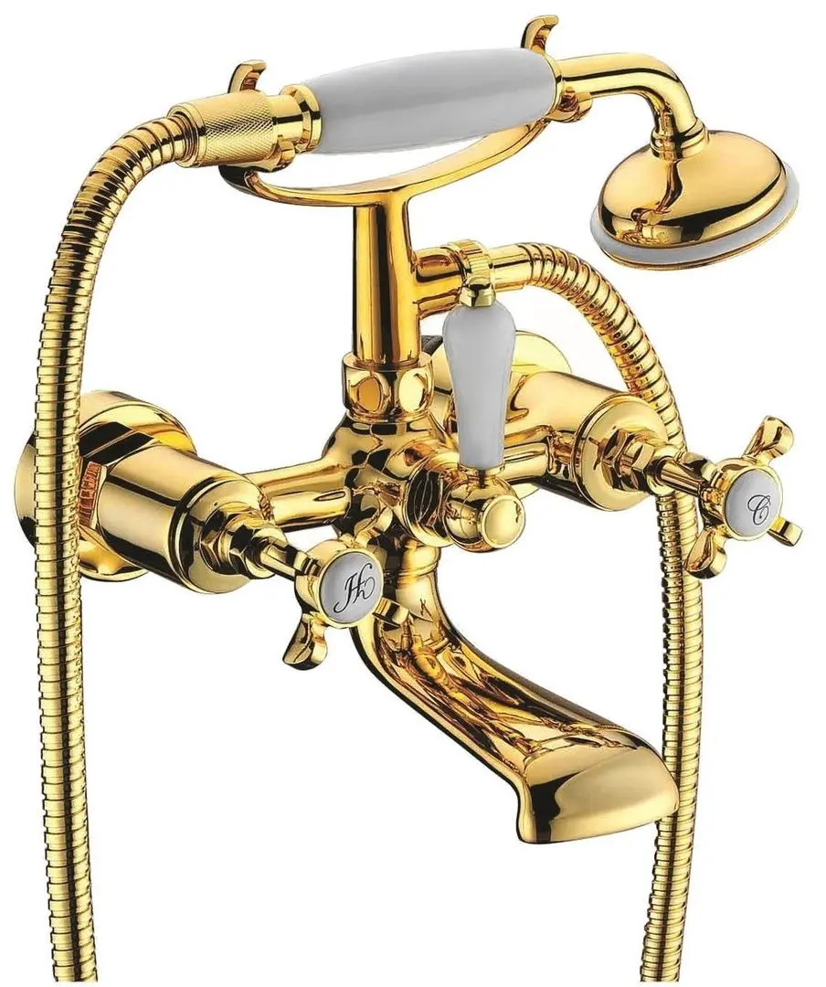 Смеситель для ванны и душа Imprese Cuthna Zlato 10280 (Gold)