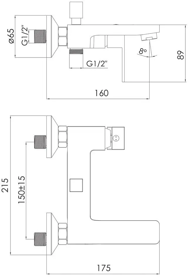 Baterie pentru cada si dus Imprese Karlov F03207601AA (Chrome) - 2