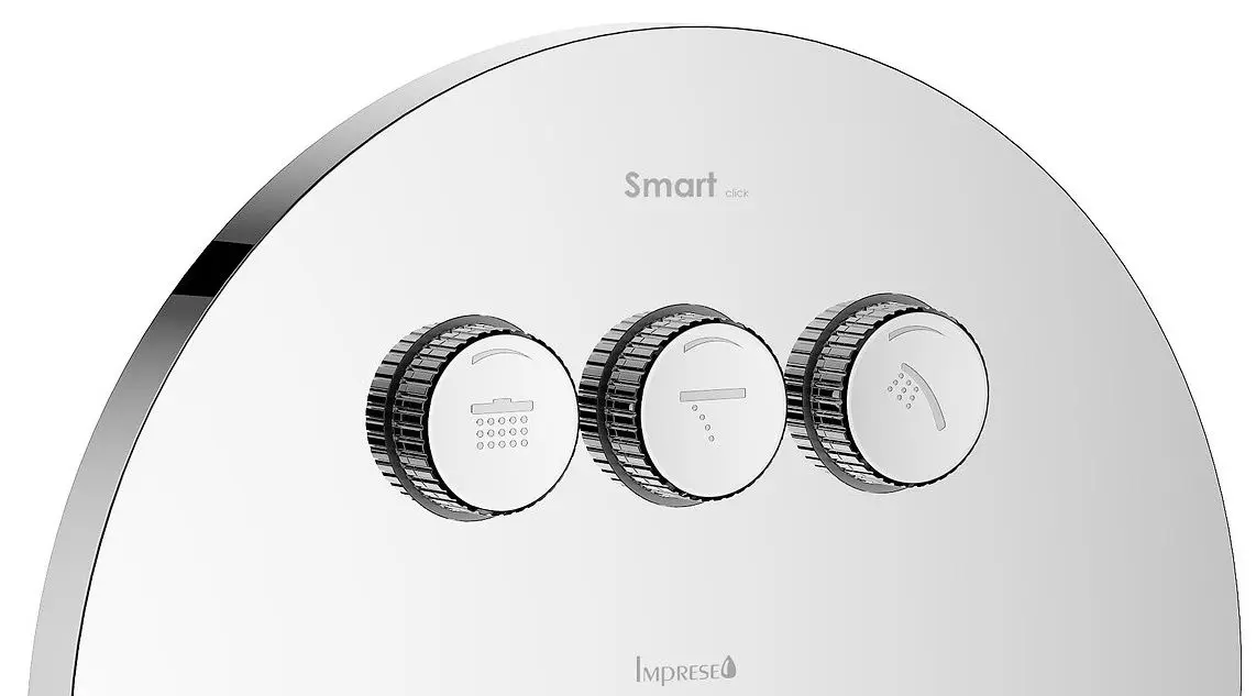 Baterie pentru cada si dus Imprese Smart Click ZMK101901233 (Chrome) - 2