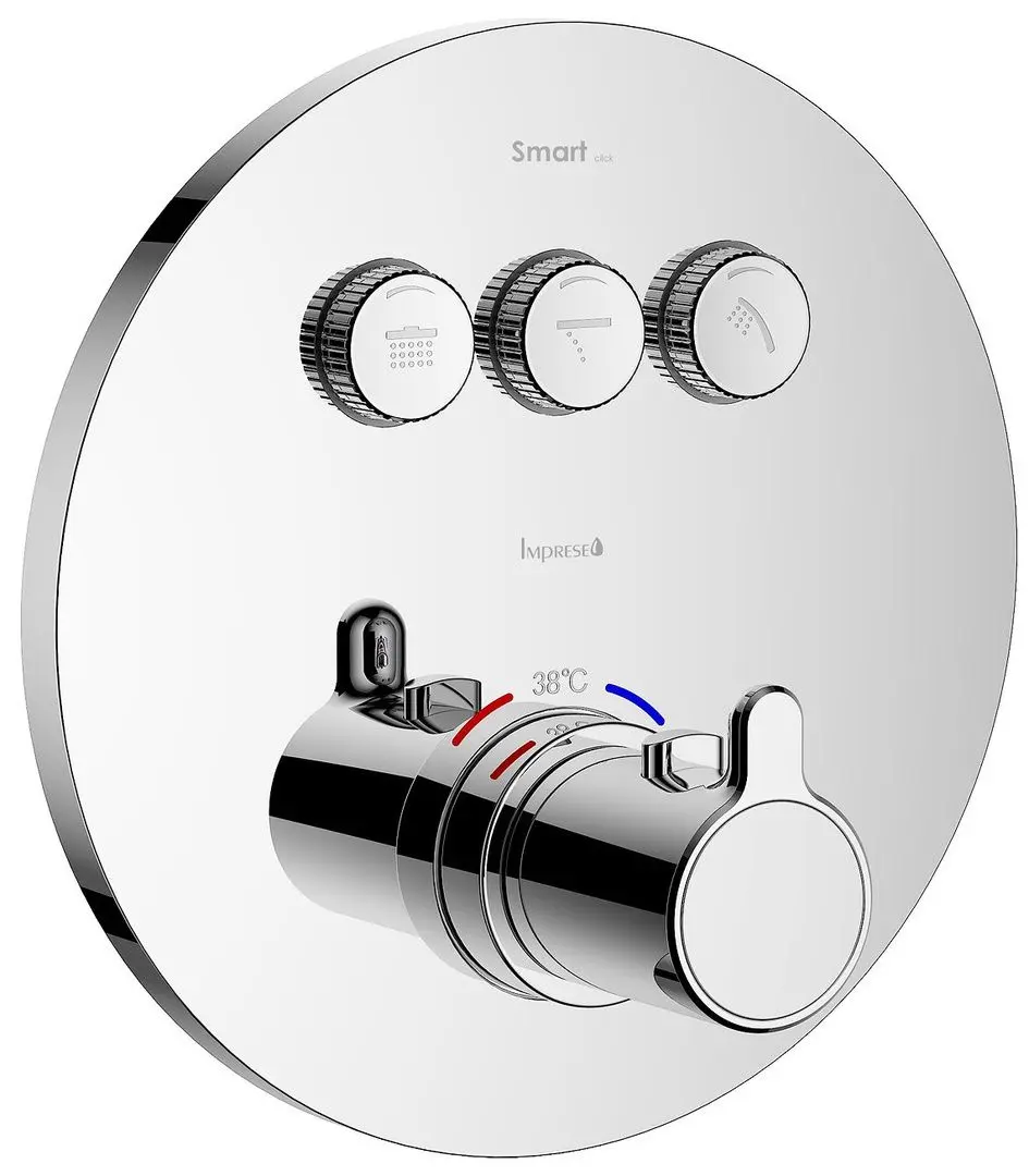 Baterie pentru cada si dus Imprese Smart Click ZMK101901233 (Chrome)