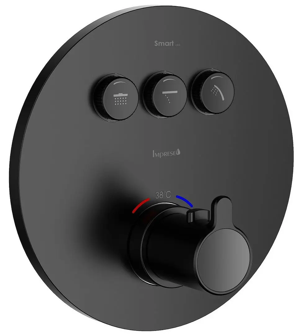 Baterie pentru cada si dus Imprese Smart Click ZMK101901234 (Black)