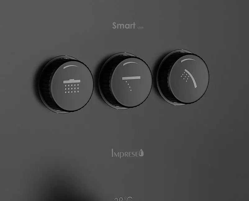 Baterie pentru cada si dus Imprese Smart Click ZMK101901236 (Black)