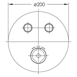 Baterie pentru dus Imprese Centrum VRB-15410Z (Chrome) Thumb