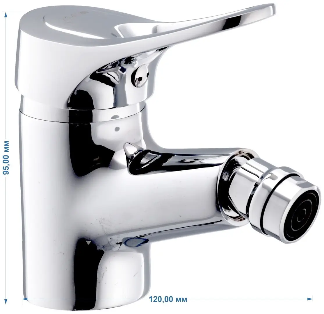 Baterie pentru bideu Kas Kardelen 9231714-12 (Chrome) - 2