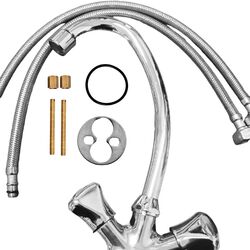 Baterie pentru chiuveta Kas Piramit New (Chrome) Thumb