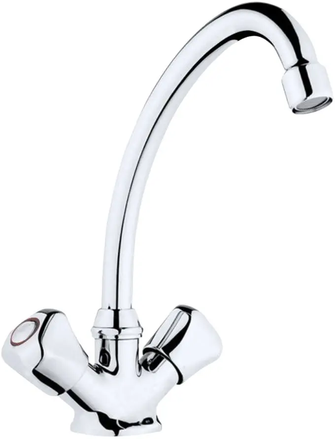 Baterie pentru chiuveta Kas Piramit New (Chrome)