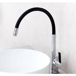 Baterie pentru chiuveta KFA Armatura Calix 6543-915-00 (Black/Chrome) Thumb