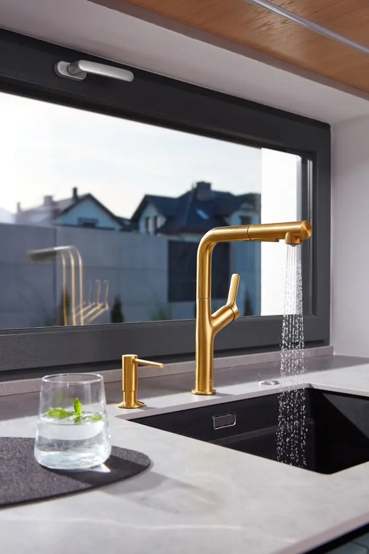 Смеситель для мойки KFA Armatura Duero Design 6623-220-31 (Gold Matte)