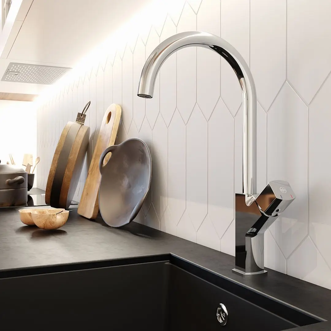 Baterie pentru chiuveta KFA Armatura Morganit 4923-915-00 (Chrome)