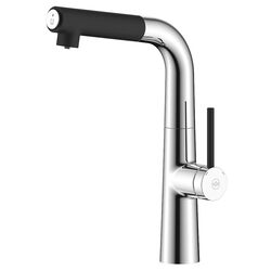 Baterie pentru chiuveta KFA Armatura Mungo 6733-910-00 (Black/Chrome)